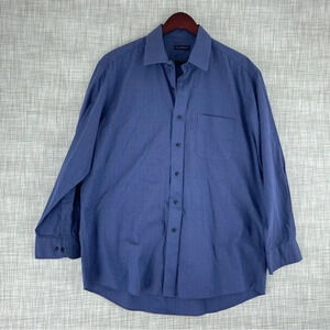 Club Room Mens Size 16.5 Long Sleeve Button Down Shirt 2775